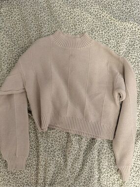 PacSun Mockneck Crop Sweater